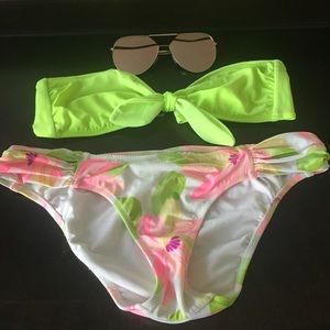 Neon Top Swimwear